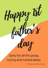 happy poop Father's Day Card 39378 created by Hardly Appropriate