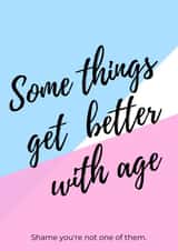 some thing Birthday Card 15279 created by Hardly Appropriate