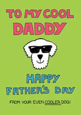 cool sunglasses Father's Day Card 1918 created by Off The Leash Cartoons by Rupert Fawcett