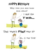 home school Birthday Card 14914 created by Quitting Hollywood