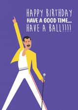 freddie mercury Birthday Card 14915 created by Quitting Hollywood