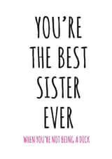 you're best Birthday Card 12251 created by Banter King