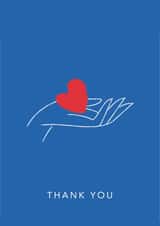 Cheerful Thank you with love card created by Studio By Farr