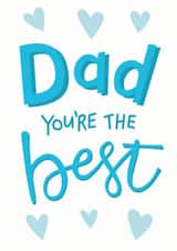 Dad You're The Best - Father's Day / Thank You Card created by Sweetpea Print Design