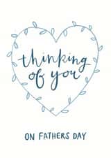 thinking you Father's Day Card 31452 created by Sweetpea Print Design