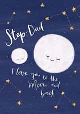 stepdad cute Father's Day Card 6396 created by Nicole Julia