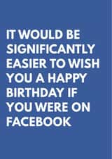 facebook significantly Birthday Card 9250 created by Tiger Feet Creations