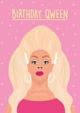 rupaul ru Birthday Card 7371 created by Rumble Cards