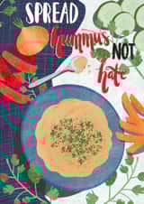 spread hummus Card 29434 created by EVELYNWHITEDESIGN