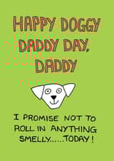 happy doggy Father's Day Card 1925 created by Off The Leash Cartoons by Rupert Fawcett