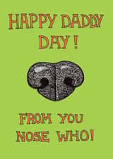 happy daddy Father's Day Card 24606 created by Off The Leash Cartoons by Rupert Fawcett