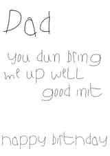 chav you Birthday Card 10221 created by Pippa Ray