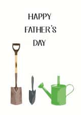 Gardener Father's Day card created by Olivia Morgan ltd