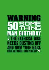 50 Something Man Birthday. created by Pendrea Noye
