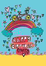 happy bike Birthday Card 14934 created by Alice Palace