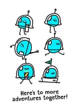 adventures heres Anniversary Card 13586 created by Porky Roebuck