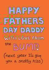 fathersday bump Father's Day Card 15141 created by Happy Octopus by Rupert Fawcett