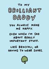 Brilliant Daddy Father's Day card created by Veronica Dearly