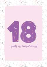18 typography Birthday Card 14261 created by Her Design World
