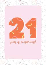 age 21 Birthday Card 14262 created by Her Design World