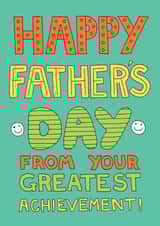 from greatest Father's Day Card 39320 created by Happy Octopus by Rupert Fawcett