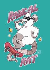 Radical rat Card 29416 created by Clair C