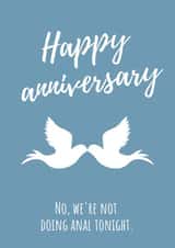 no anal Anniversary Card 15280 created by Hardly Appropriate