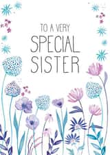 Special Sister Floral Card created by Zoe-Claire