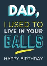 dad balls Birthday Card 9251 created by Tiger Feet Creations