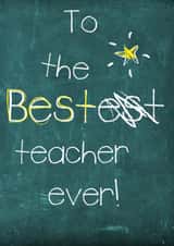 to bestest Thank You Card 10160 created by Ink Pudding