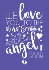 angel misscarriage Thinking of you Card 15374 created by Kimberley dobison