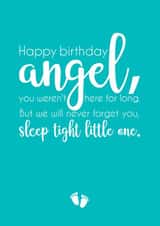 miscarriage stillbirth Birthday Card 15379 created by Kimberley dobison