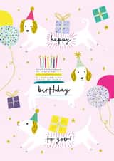 balloons cake Birthday Card 1699 created by Jessica Hogarth