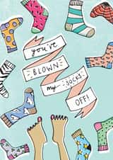 Socks Blown Off Achievement Card created by Nicola Scott