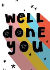 Well Done You Congratulations Exams Card created by studionough