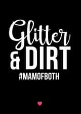 glitter and New Baby Card 15417 created by A Piece of HeART UK