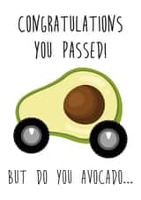 Congratulations passed Congratulations Card 37856 created by Fabulously Framed