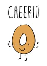 cheerio cereal Congratulations Card 14139 created by Fabulously Framed