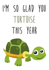 tortoise teacher Thank You Card 14141 created by Fabulously Framed
