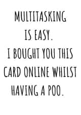 Multitasking easy Birthday Card 12378 created by Original Fox Cards