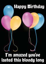 birthday rude Card 34965 created by Nicky Bennett