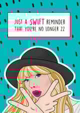 swift reminder Birthday Card 13553 created by Bonne Nouvelle