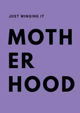 Motherhood Funny New Baby Card 13395 created by Duper Cards