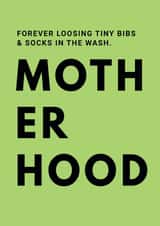 Washing Motherhood Card 36659 created by Duper Cards