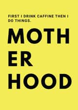 first drink New Baby Card 13397 created by Duper Cards