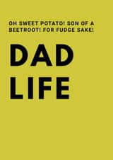 sweet potato New Baby Card 13401 created by Duper Cards