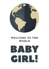 World Baby Girl Card created by Rachey Jay Crafts