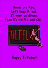 netflix funny Birthday Card 15554 created by RosesAreRude