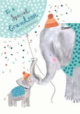 Elephant Grandson created by Louise Tiler