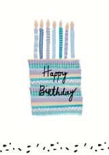 Cute Birthday Card - Cake - Happy Birthday created by Pom Pom Party Cards